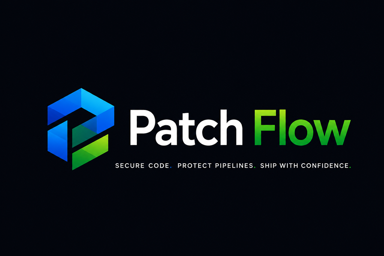 Patch-Flow enterprise supply chain defense product image and brand mark.